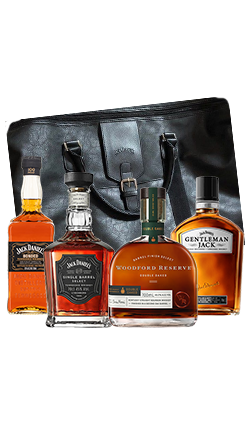 American Whiskey Collection + Leather Bag
