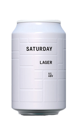 And Union Saturday Lager 330ml CAN SINGLE