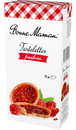 BM Tartlettes Raspberry 125g