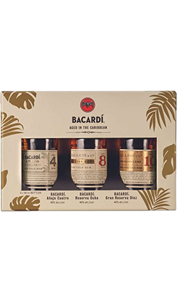 Bacardi Aged in the Caribbean 100ml 3pk