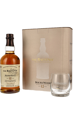 Balvenie 12YO Double Wood 700ml with Glass