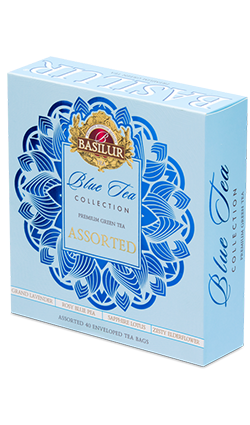 Basilur Blue Tea Collection Assorted 40 Tea Bags
