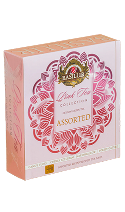 Basilur Pink Tea Collection Assorted 40 Tea Bags