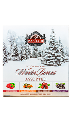 Basilur Winter Berries Assorted 40 Tea Bags