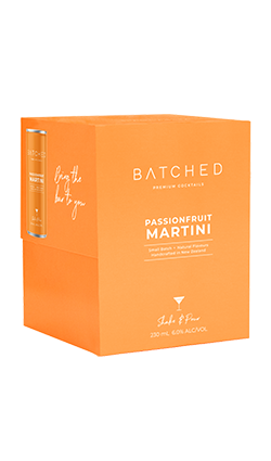 Batched Passionfruit Martini 230ml 4pk CANS