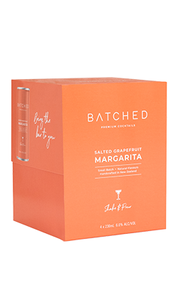 Batched Salted Grapefruit Margarita 230ml 4pk CANS