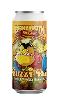 Behemoth Buzzy Bee Manuka Honey Hazy IPA 440ml