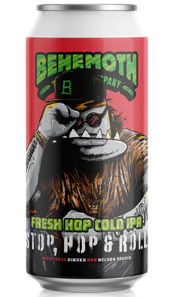Behemoth Fresh Hop Stop Hop & Roll NZ IPA Riwaka 6% 440ml