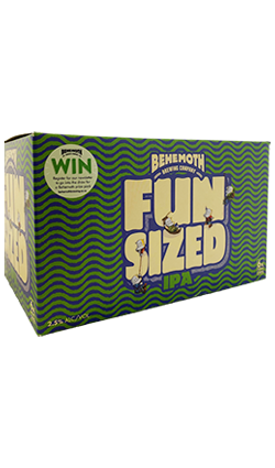 DAMAGED Behemoth Fun Sized IPA 2.5% 330ml 6pk CANS 1/8/26
