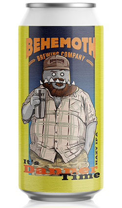 DAMAGED Behemoth Its Danner Time Hazy IPA 6.2% 440ml (BB 16/10/26)