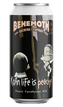 Behemoth Korn Life is Peachy Farmhouse Ale 440ml