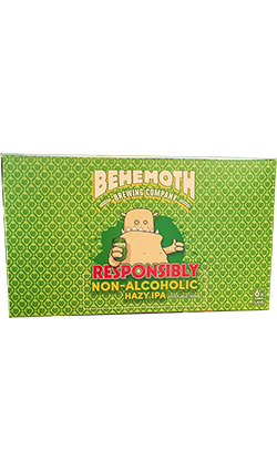 DAMAGED Behemoth Responsibly Non Alcoholic Hazy IPA 330ml 6pk CAN