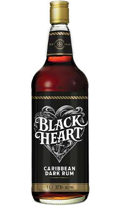 Black Heart Rum 1000ml