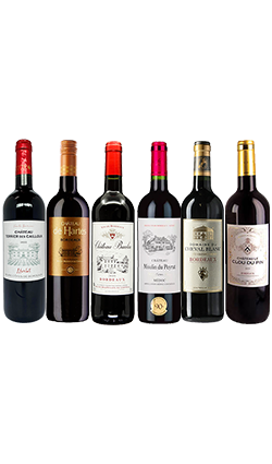 Bordeaux Mixed SIX Pack (wines retail for $125)