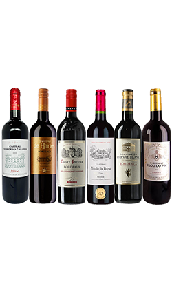 Bordeaux Mixed SIX Pack (wines retail for $123)