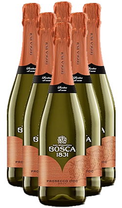 Bosca 5 Star Prosecco 750ml SIX PACK