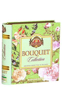 Bouquet Collection Assorted 32 Tea Bags in Tin
