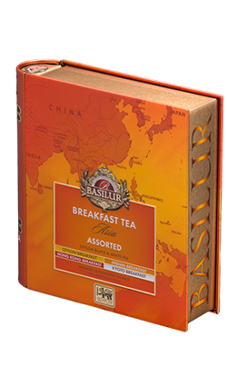 Breakfast Tea Asia Tin Book 32 Tea Bags
