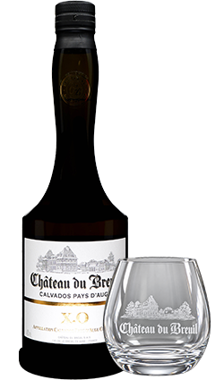 Breuil Calvados XO 700ml with Glass