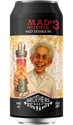 Brothers Mad Science #3 Hazy IIPA 8% 440ml