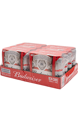 Budweiser 500ml CANS 24 PACK