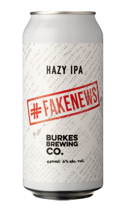 Burkes Brewing Fake News Hazy IPA 440ml