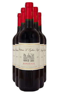 CH L'Eglise Saget 2023 Bordeaux Rouge SIX PACK