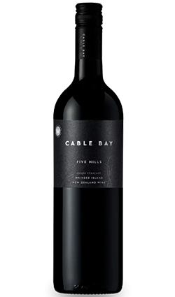 Cable Bay Five Hills Merlot Malbec Waiheke Island 2022 750ml