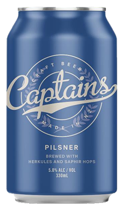 Captains Pilsner 330ml 6pk Cans