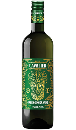 Cavalier Green Ginger Wine 750ml + Beanie