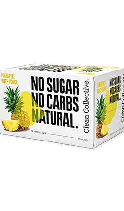 Clean Collective Pineapple 12pk Cans 250ml
