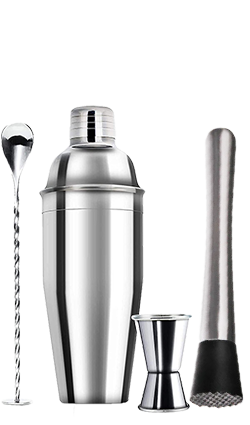 Cocktail Shaker Kit 550ml (4pc)