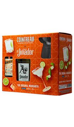 Cointreau 350ml + El Jimador 375ml with Margarita Glasses Pack
