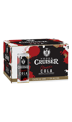Cruiser Classic Cola 7% 250ml 12pk CAN