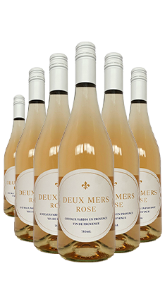 Deux Mers Provence Rose SIX Pack CASE 2021 (RRP $126)