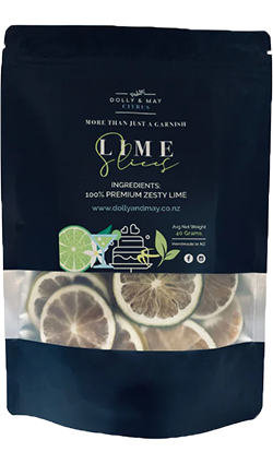 DATED Dolly & May Dehydrated Lime Slices 40g BB 04.2024