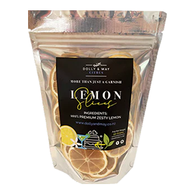 DAMAGED Dolly & May Dehydrated Lemon Slices 50gm