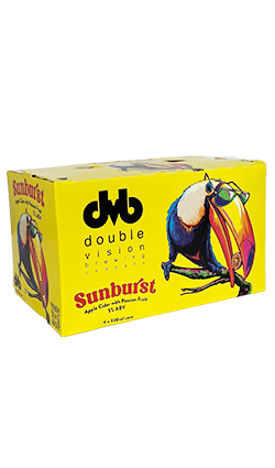Double Vision Sunburst Apple Cider with Passionfruit 330ml 6pk