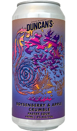 Duncans Boysenberry & Apple Crumble Pastry Sour 8% 440ml