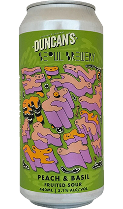 Duncans Peach and Basil Fruited Sour 5.1% 440ml