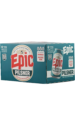 Epic Pilsner 330ml 6pk Cans