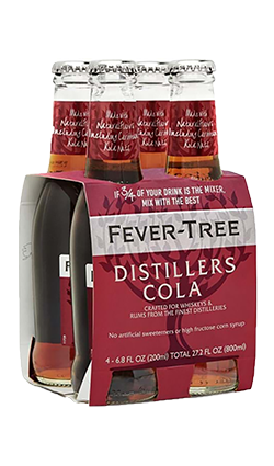 DATED 4pk Fever Tree Distillers Cola 200ml BB 11/25