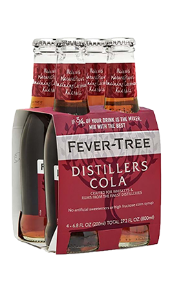 DATED 4pk Fever Tree Distillers Cola 200ml BB 11/23