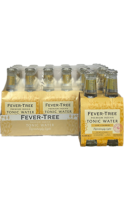 Fever Tree LIGHT Indian Tonic 200ml CASE 24pk (BB April)
