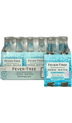 Fever Tree LIGHT Mediterranean Tonic 200ml CASE 24pk (BB 03/25)