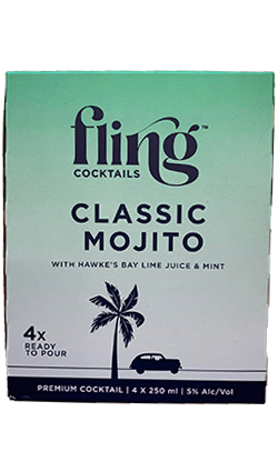 Fling Classic Mojito 250ml 4pk