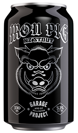 Garage Project Iron Pig NZ Stout 5.2% 330ml