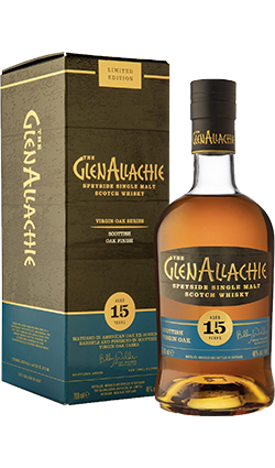 GlenAllachie Oak Series Scottish Oak 15YO Limited Edition 700ml 48%