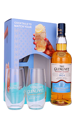 Glenlivet Founders Reserve 700ml with 2 Glasses
