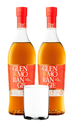 Glenmorangie Original 12YO 700ml  x2 + Glass